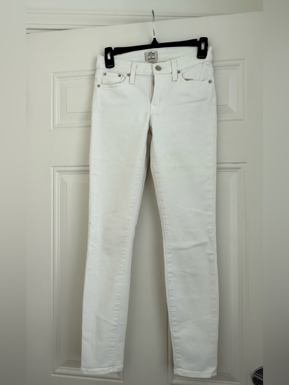 J. Crew White Skinny Jeans